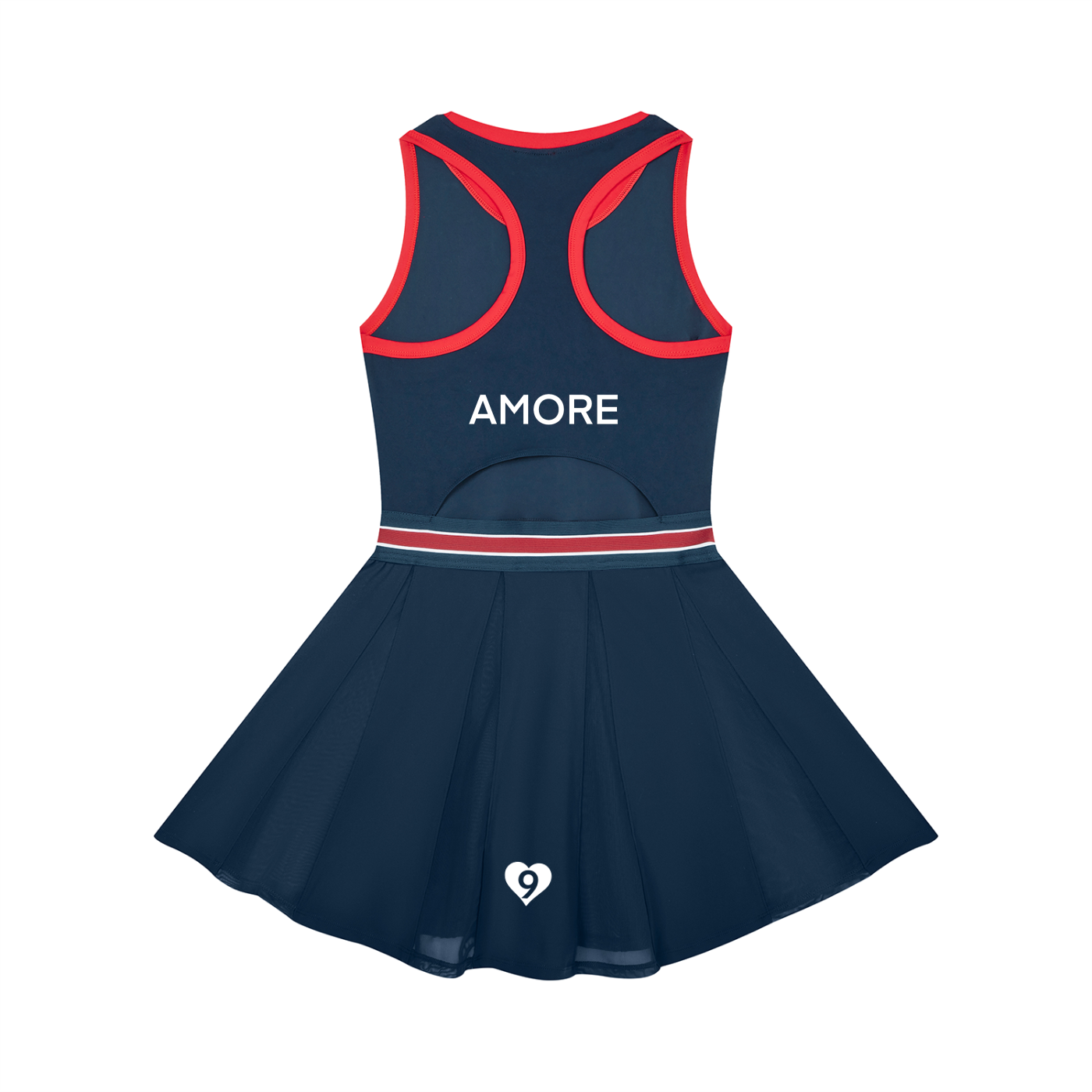 Women's Color Block A-Line Sleeveless Dress