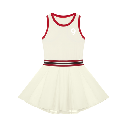 Women's Color Block A-Line Sleeveless Dress