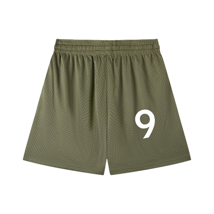 Mesh Drawstring Shorts