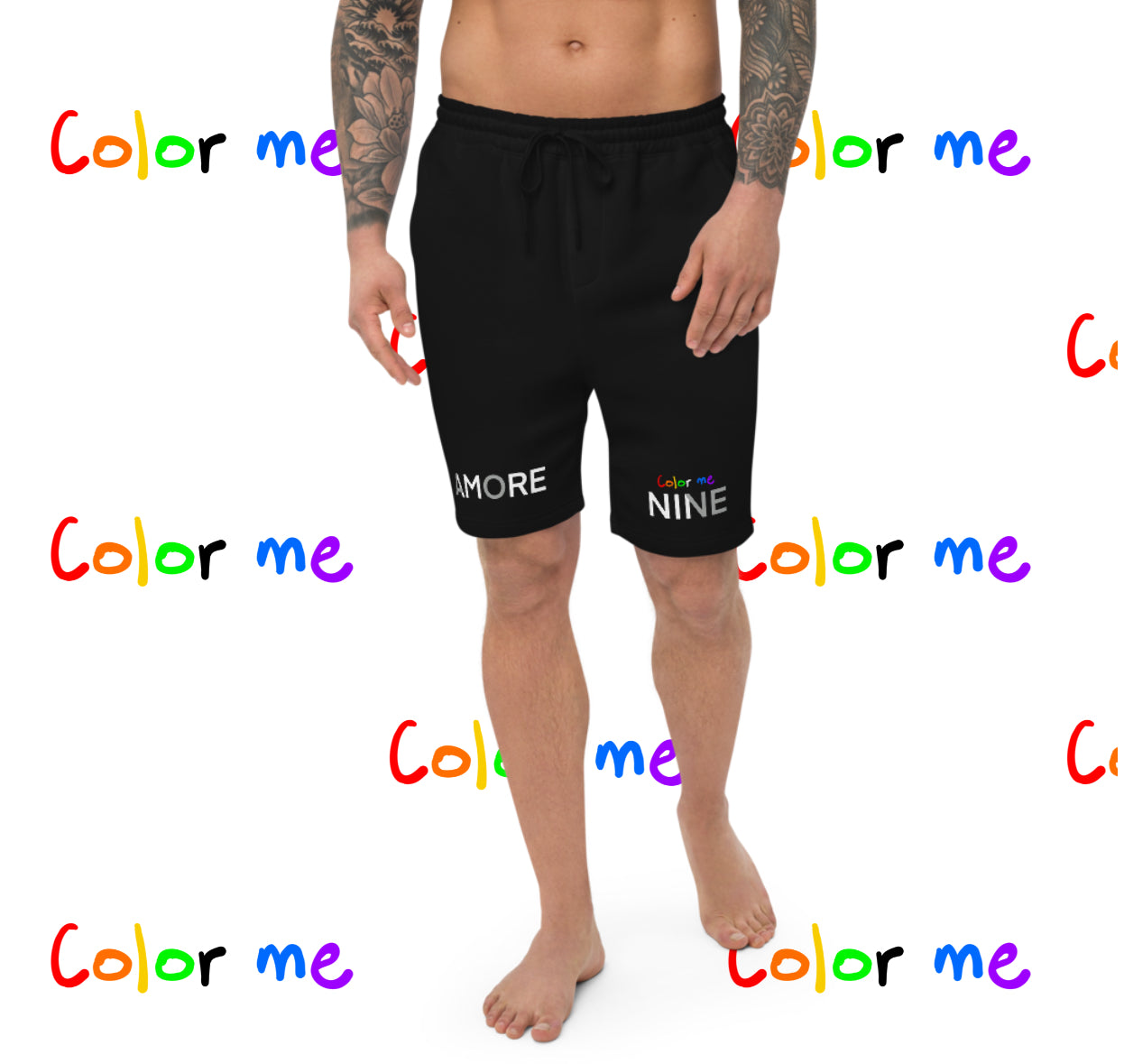 Color me fleece shorts