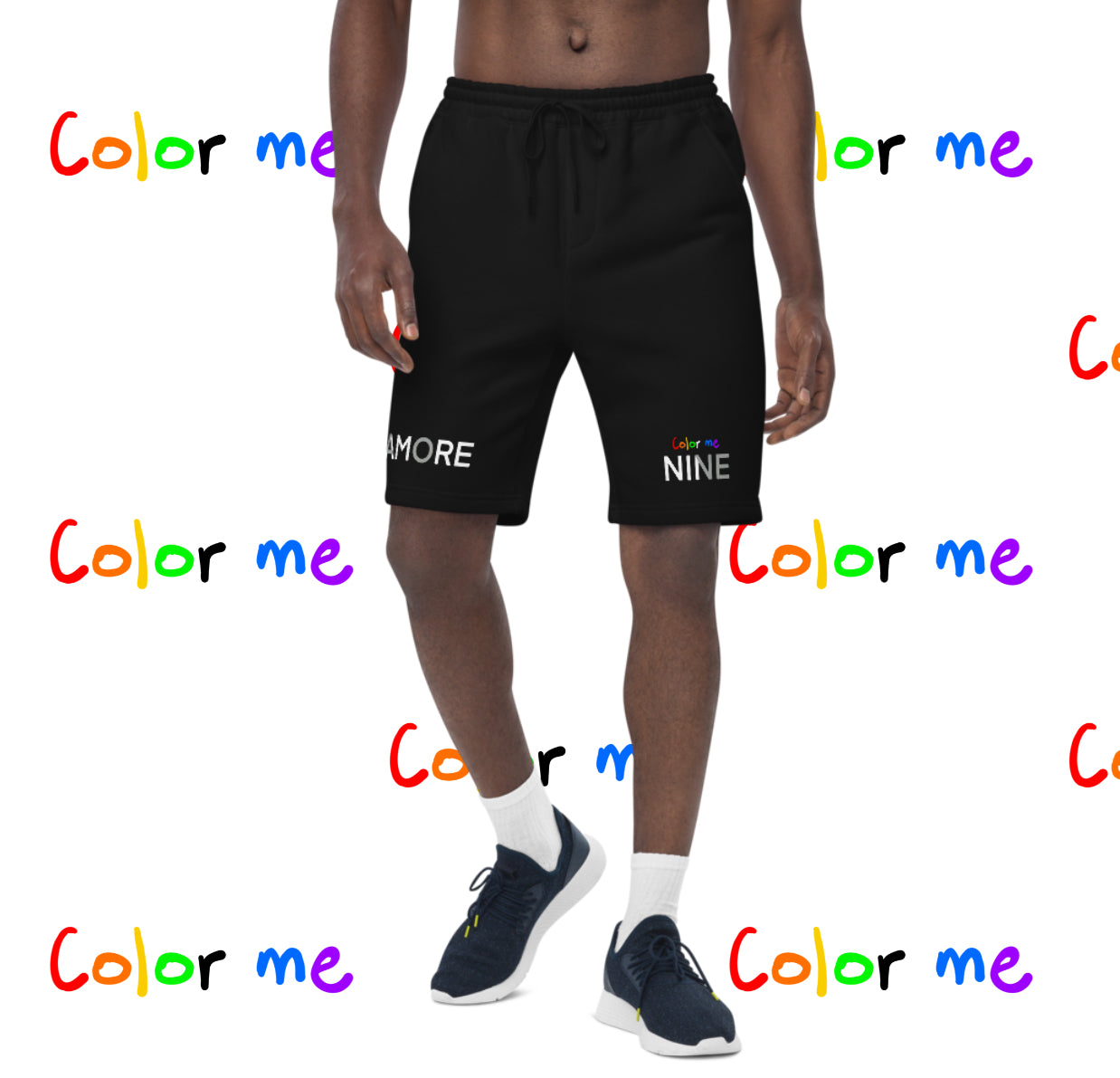 Color me fleece shorts