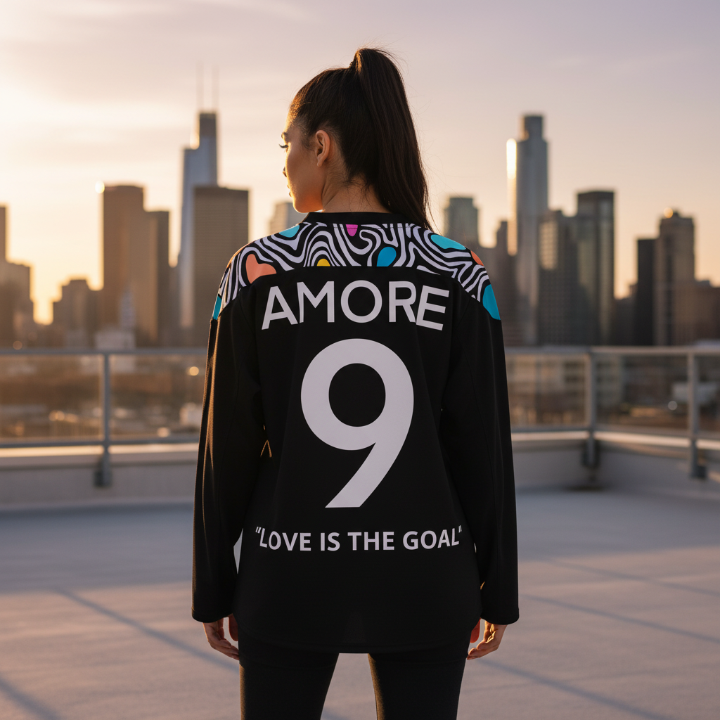 Amore 9ers Jersey - Back (Clean Arms)