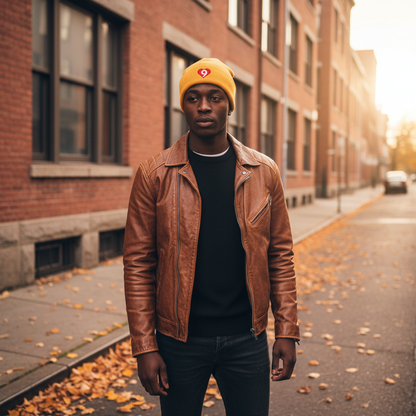 Amore Heart Beanie - Gold