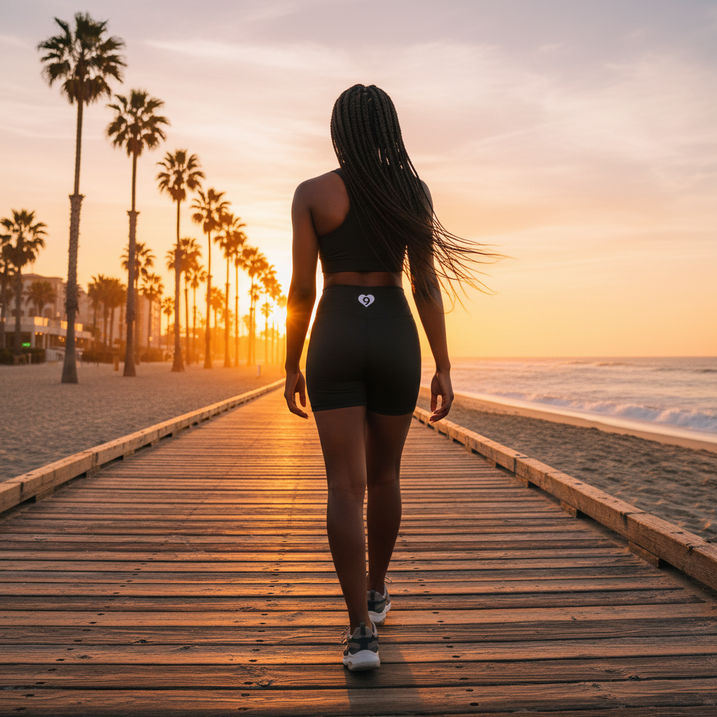 Biker Shorts - Back