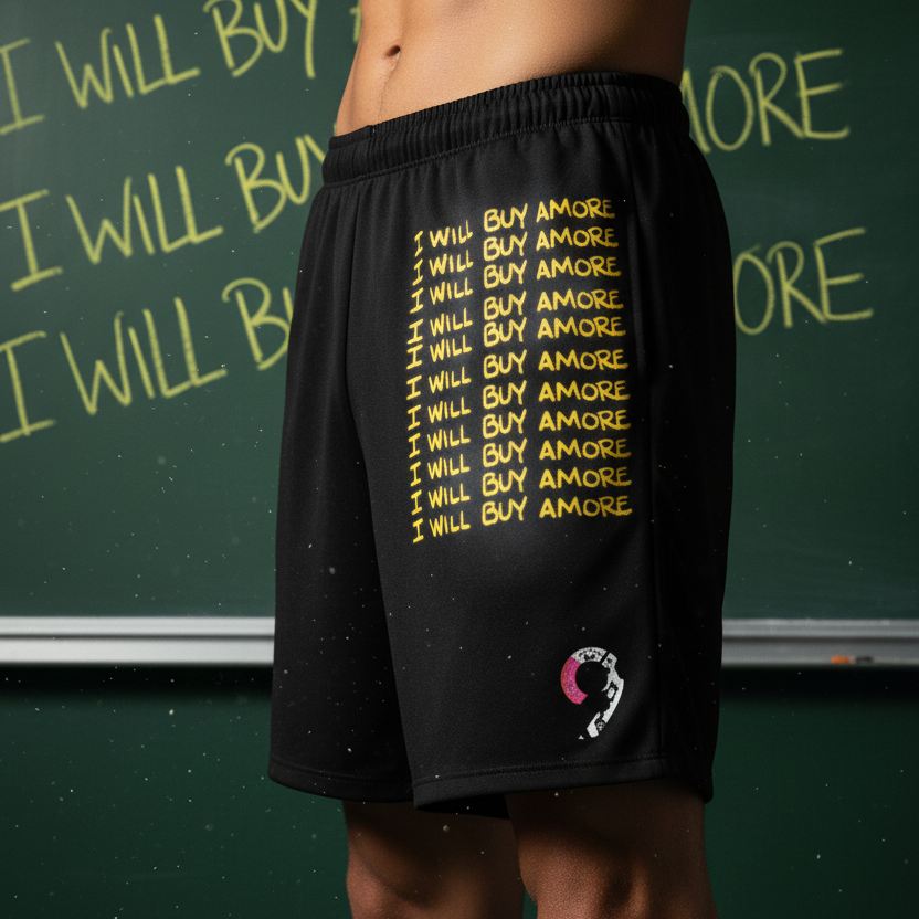 Buy Amore Cotton Long Short — Close Up