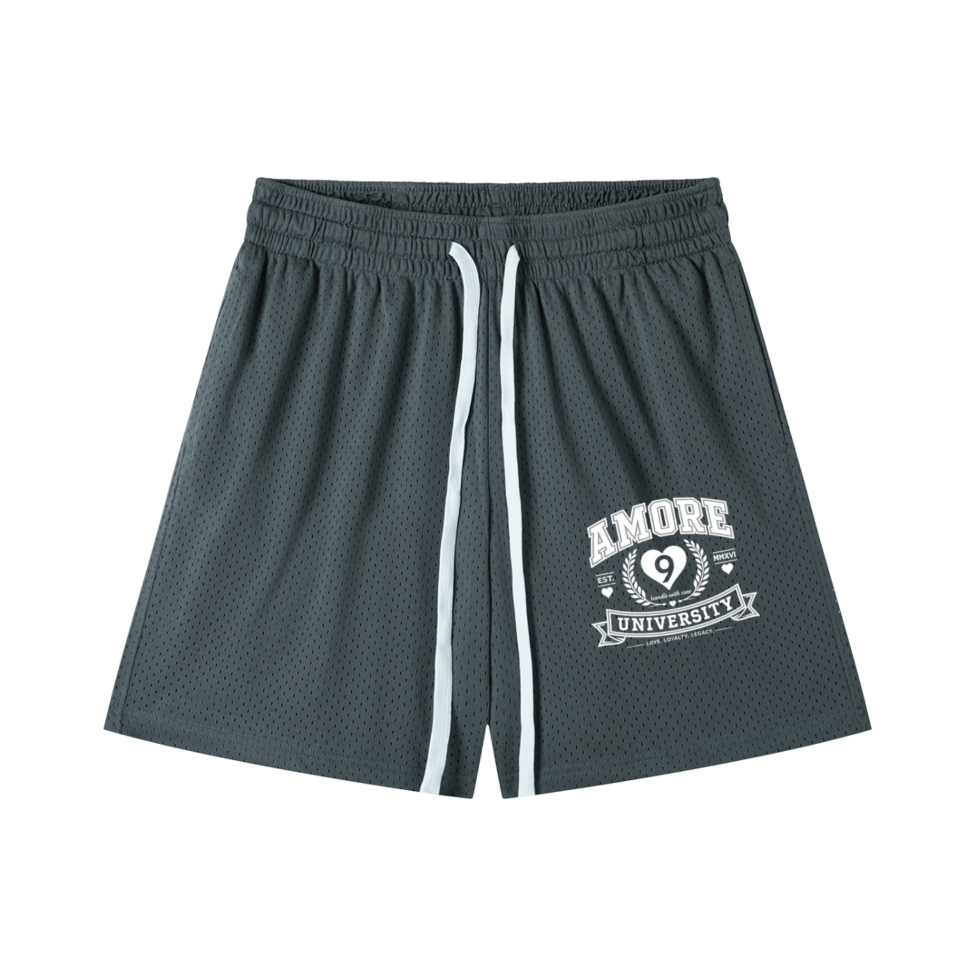 Mesh Drawstring Shorts