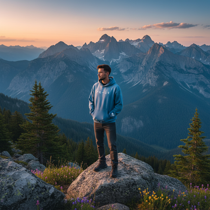 H.W.C. Hoodie — Front Mountains