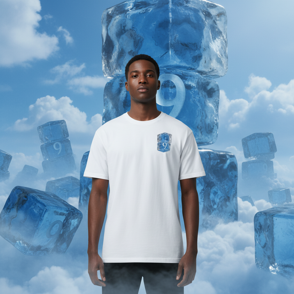 Summer Ice T-Shirt — Front Immersive Background
