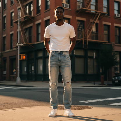 Sun Fade Jeans - Front 1
