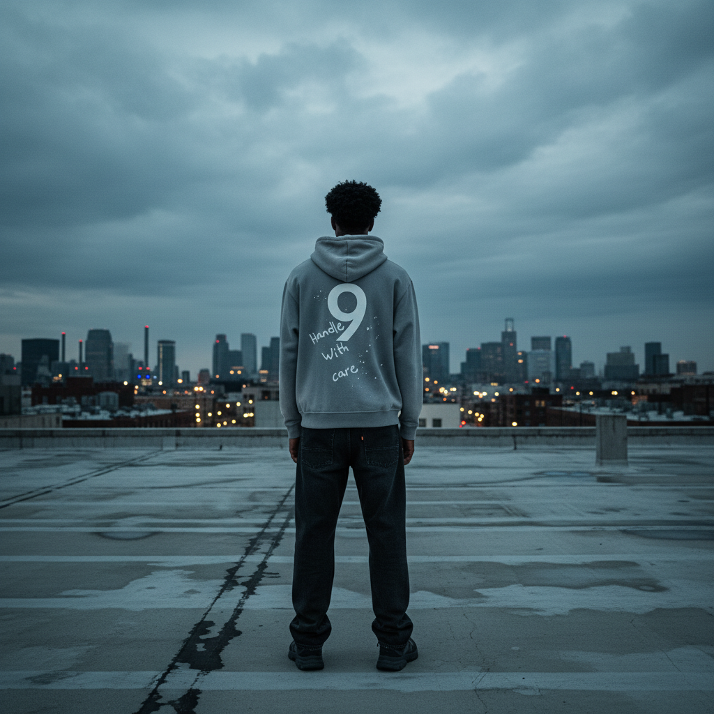 Sun Fade Zip Hoodie - Back