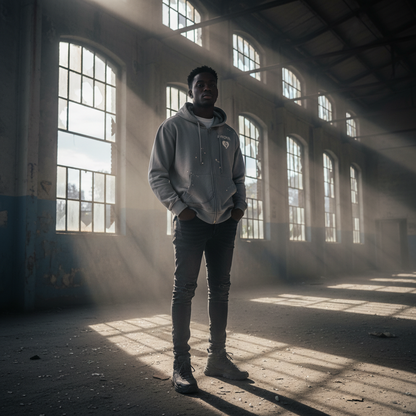 Sun Fade Zip Hoodie - Front 1