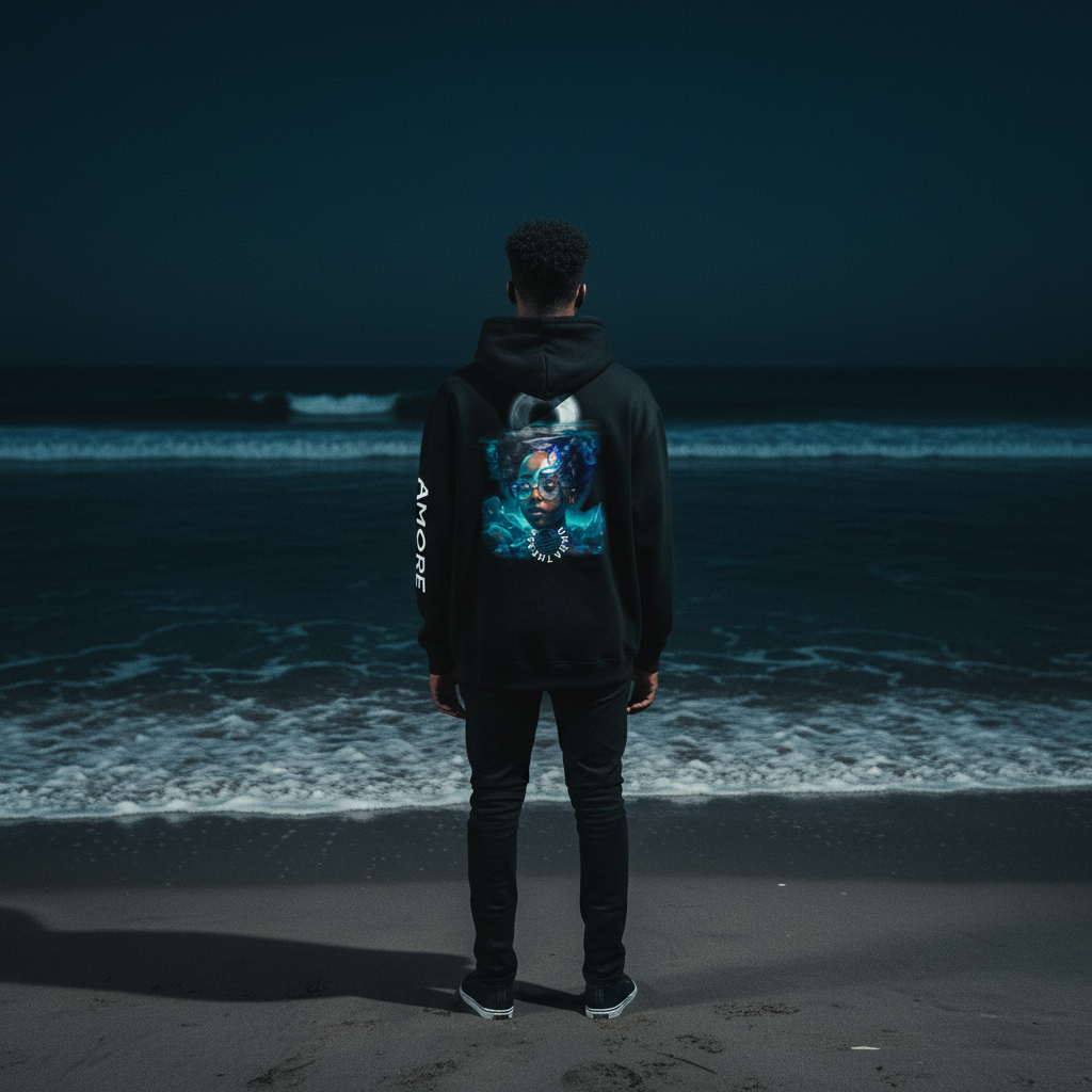 Unda the Sea Hoodie - Back