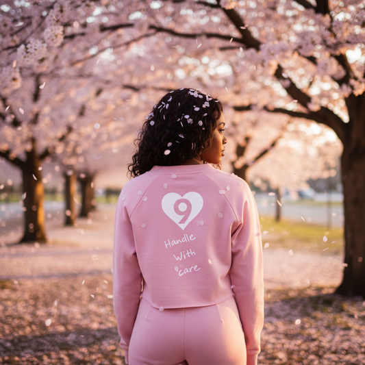 Vintage Pink Hoodie - Back (Retry)