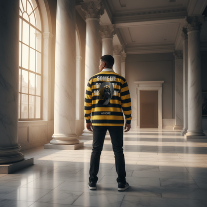 Yellow & Black Polo — Back Premium